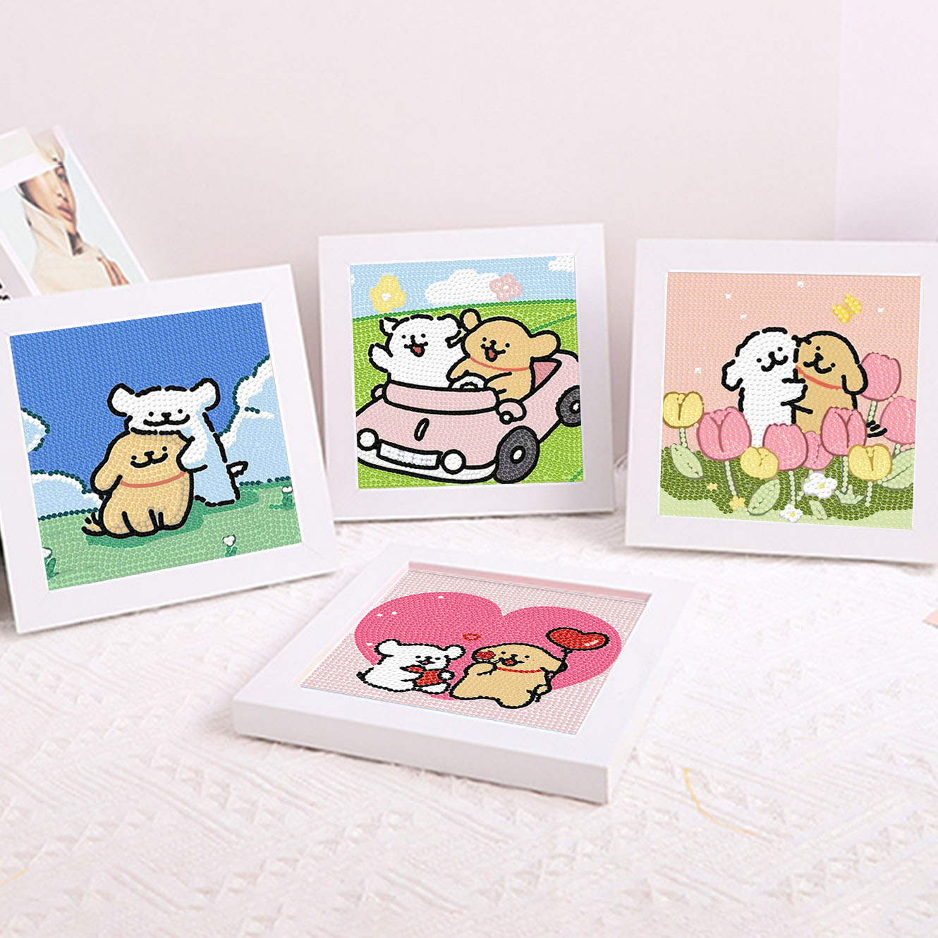 Cartoon Line Puppy Crystal Dia – обзор и цена Embroidery Gift Ideas