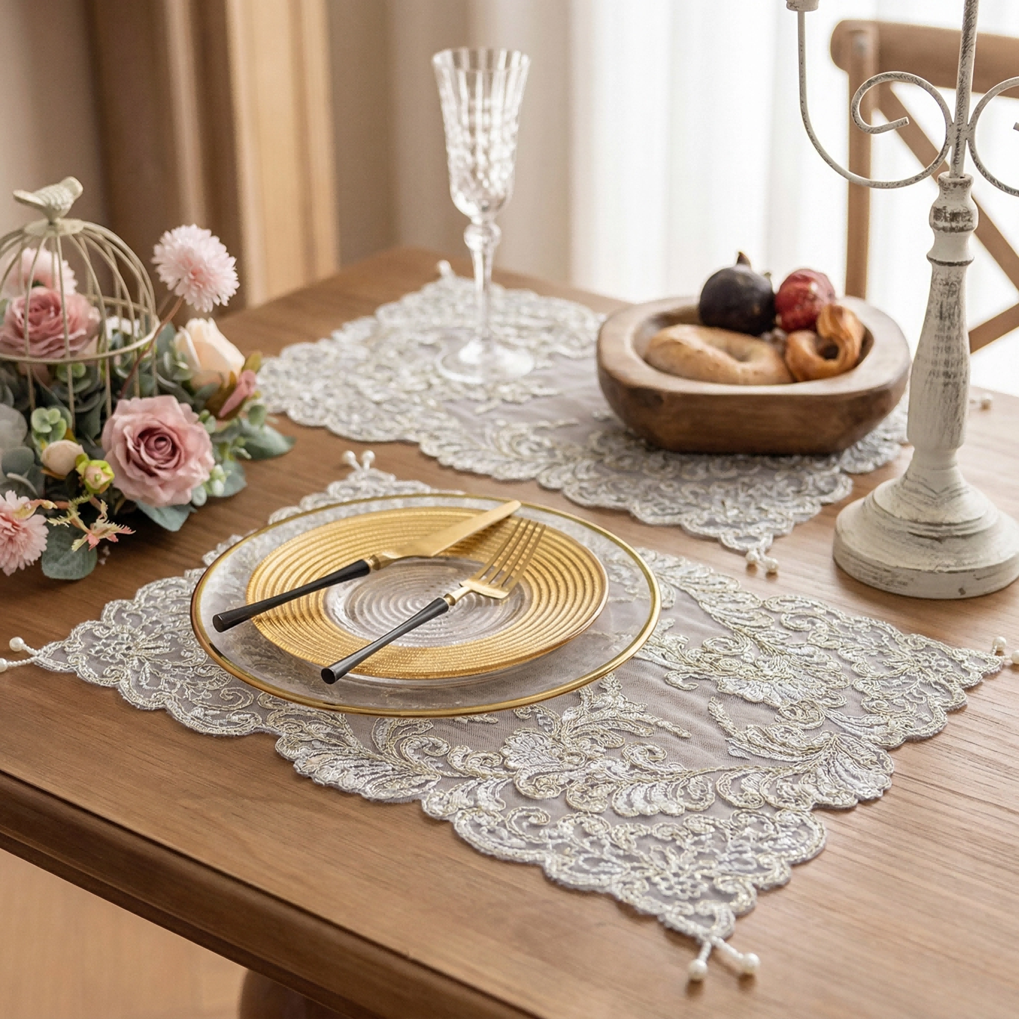 Table Runner Set With Napkin P – обзор и цена Embroidery Gold