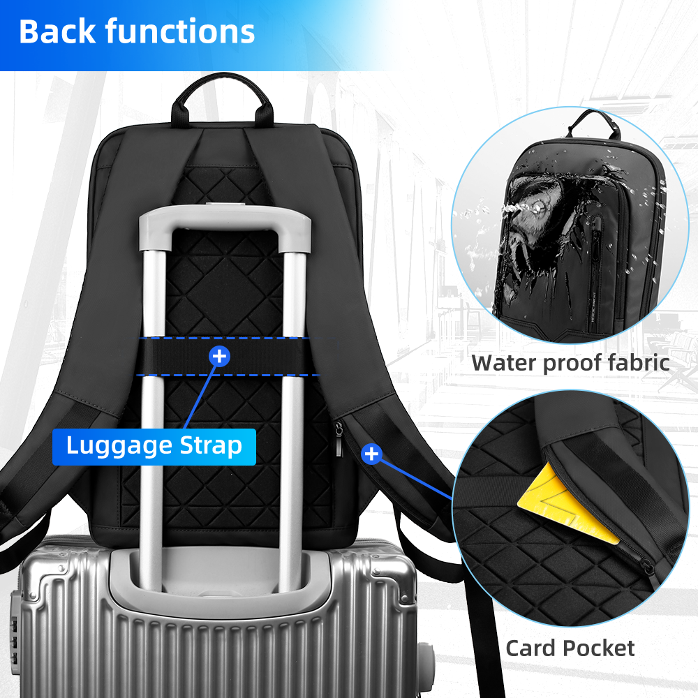 HK Slim Business Backpack for  – обзор и цена Embroidery Keychain