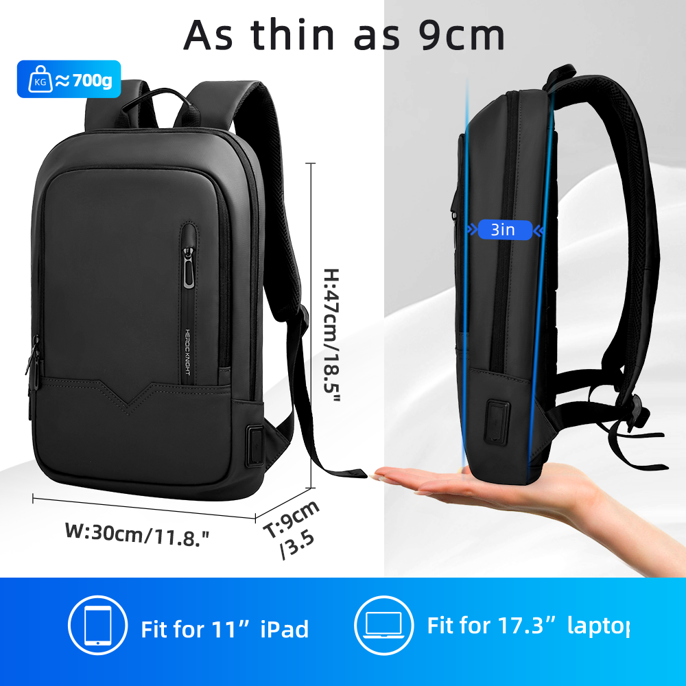 HK Slim Business Backpack for  – обзор и цена Embroidery Keychain