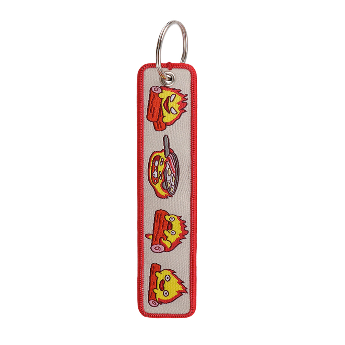Anime Fire Embroidery Key Fobs – обзор и цена Embroidery Keychain