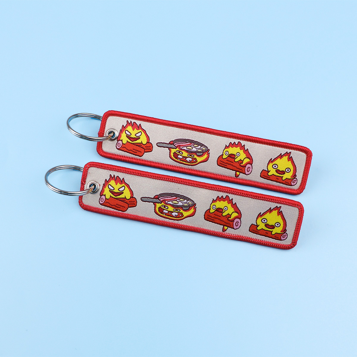 Anime Fire Embroidery Key Fobs – обзор и цена Embroidery Keychain