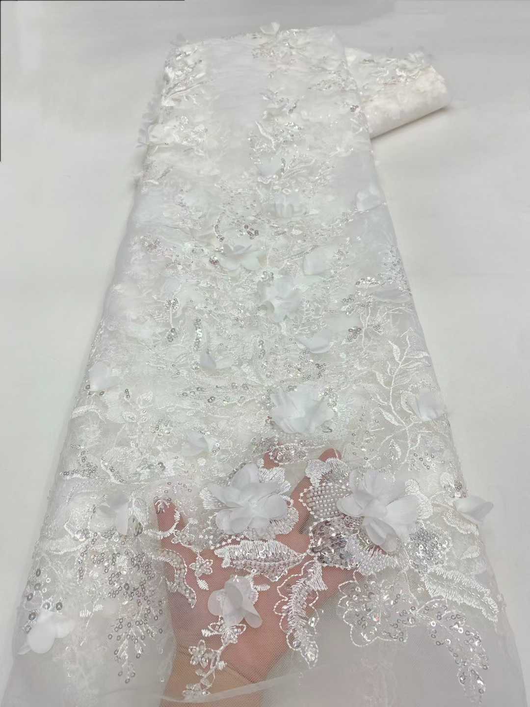 New Design African Tulle Lace  – обзор и цена Embroidery Design 3D