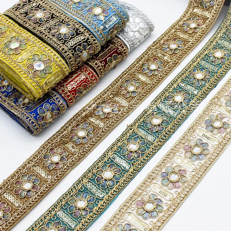 10yards Chinese Ethnic Embroid – обзор и цена Embroidery Gold