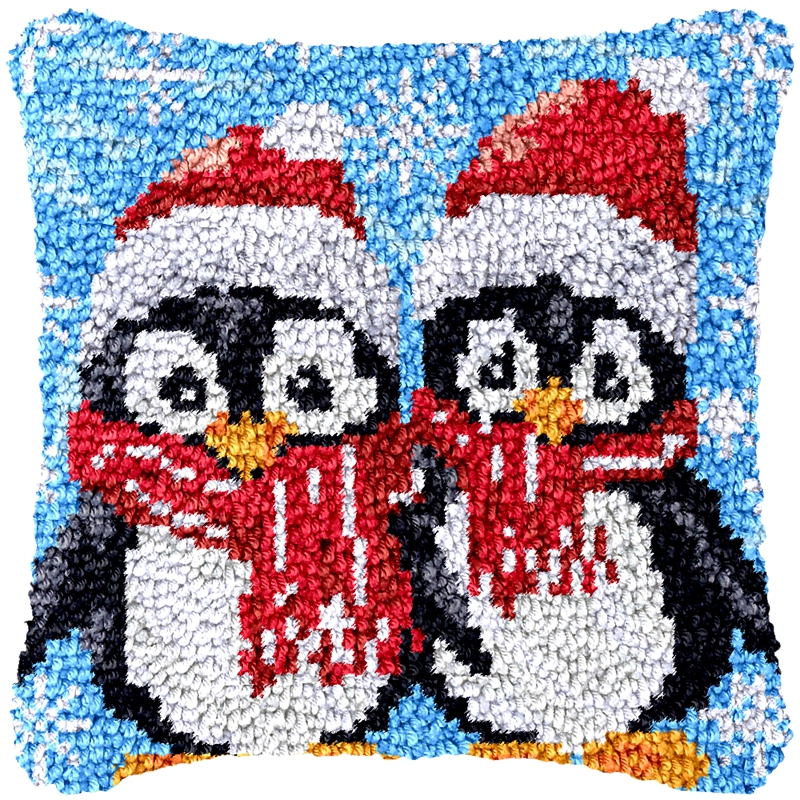 Flamingo Penguin Latch Hook Ru – обзор и цена Printed Embroidery Kit
