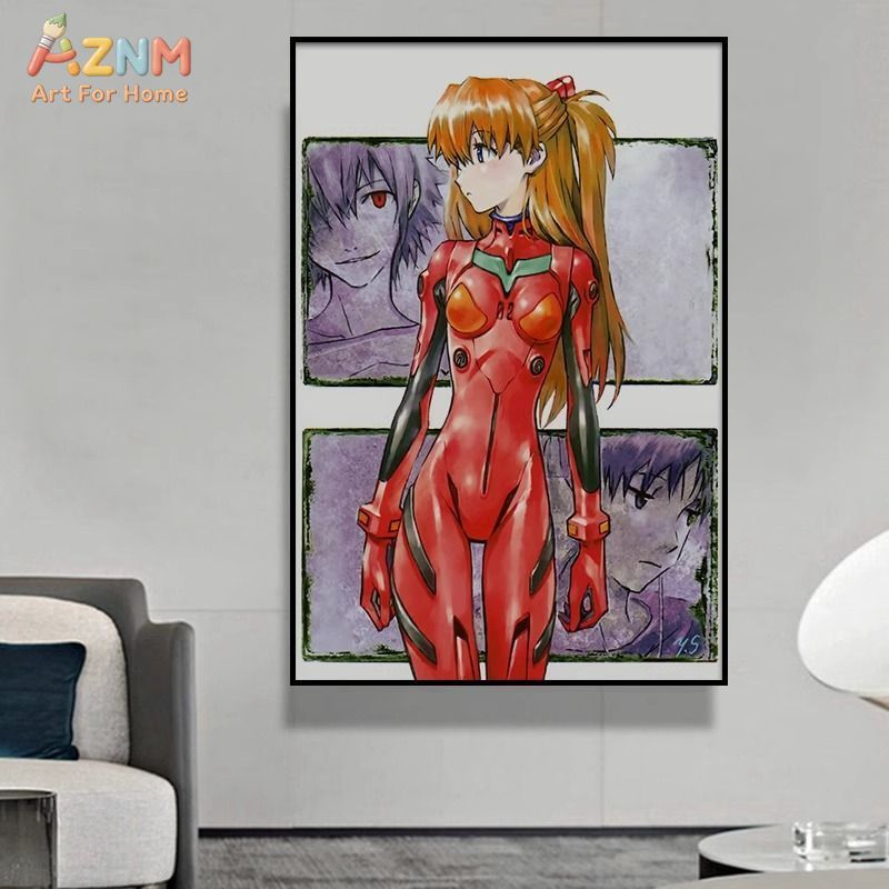 AZNM Neon Genesis Evangelion A – обзор и цена Embroidery Wall Art