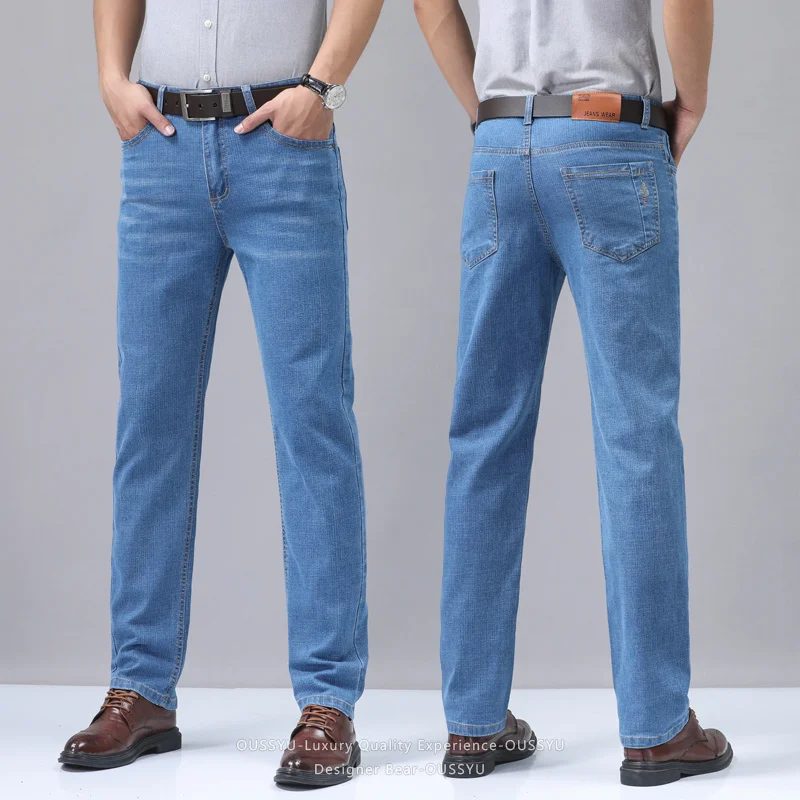 Summer Thin Men's Denim Jeans  – обзор и цена Embroidery Workshop