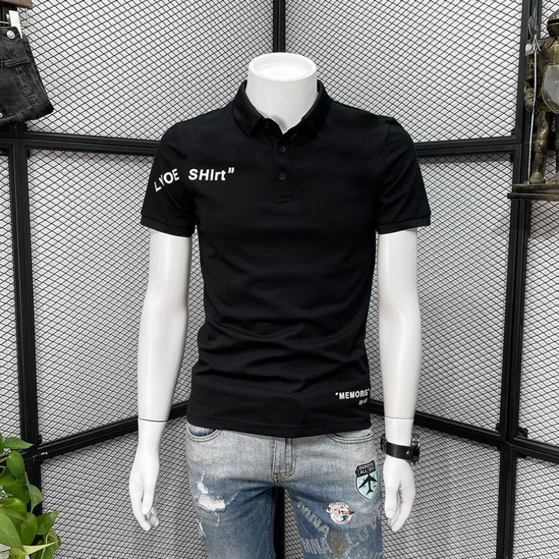 With Collar Tee Shirt for Men  – обзор и цена Embroidery Alphabet Designs