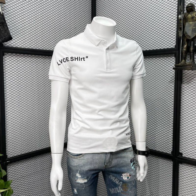 With Collar Tee Shirt for Men  – обзор и цена Embroidery Alphabet Designs