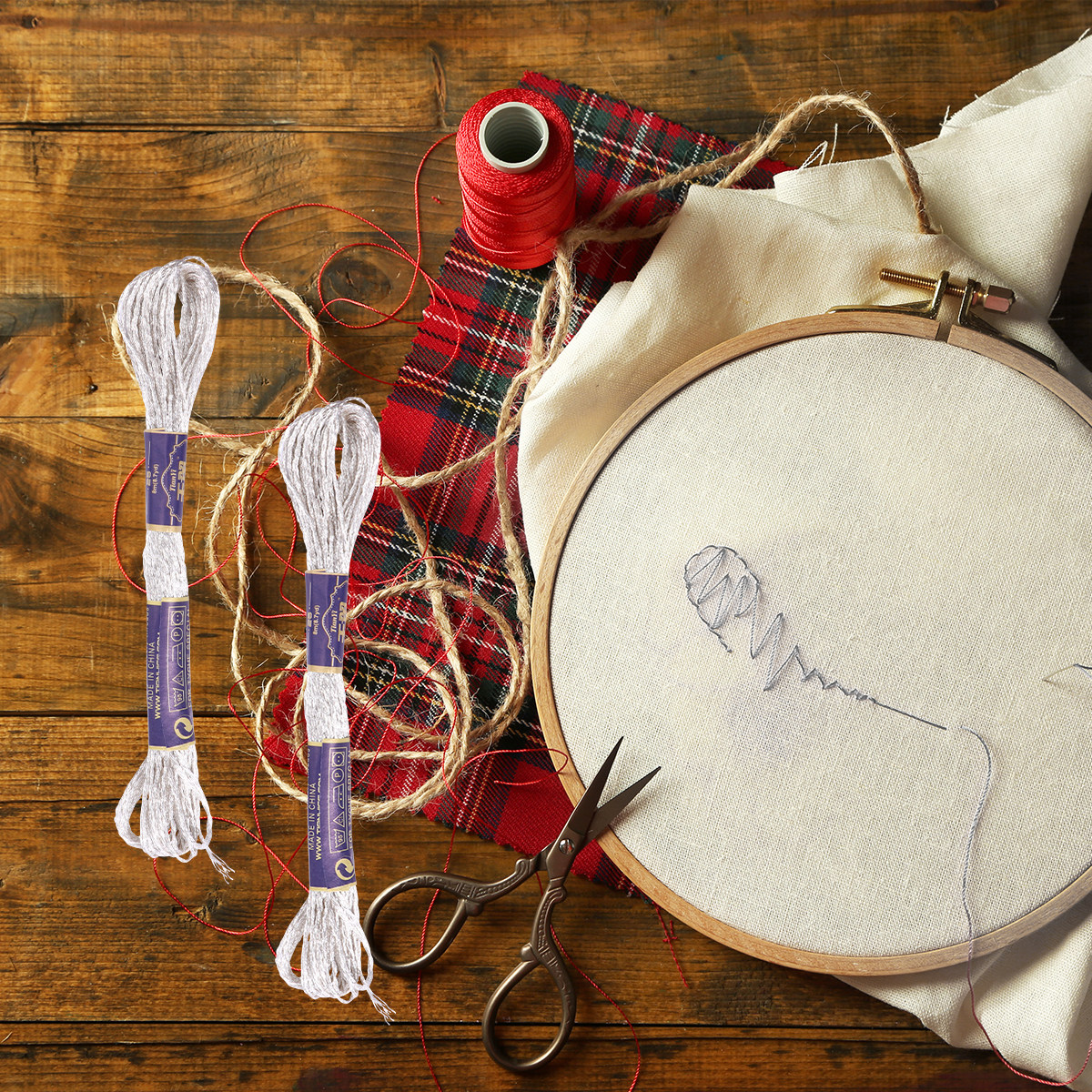 12Pcs Metallic Sewing Thread S – обзор и цена Embroidery Kit Set