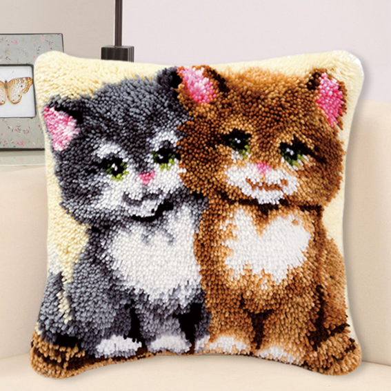 Animal Latch Hook Kit Cute Kno – обзор и цена Printed Embroidery Kit