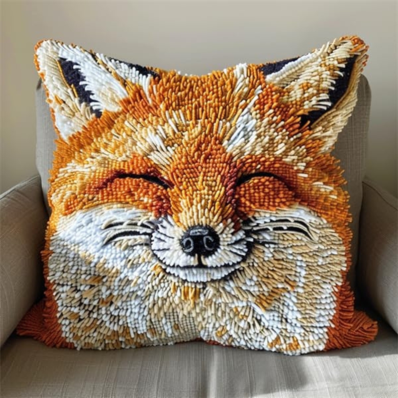 Animal Latch Hook Kit Cute Kno – обзор и цена Printed Embroidery Kit