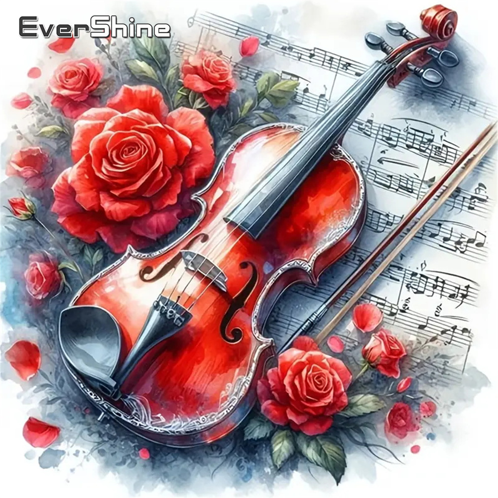 Evershine DIY Diamond Painting – обзор и цена Embroidery Rose Stitch