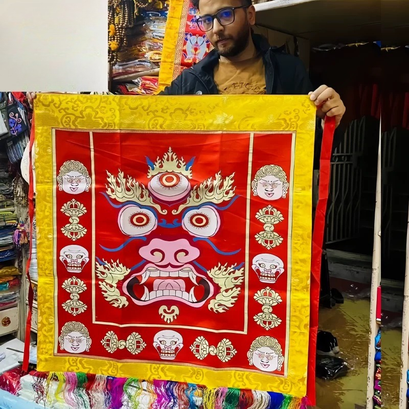 Tibetan Style Gold Mahakala Em – обзор и цена Embroidery Gold