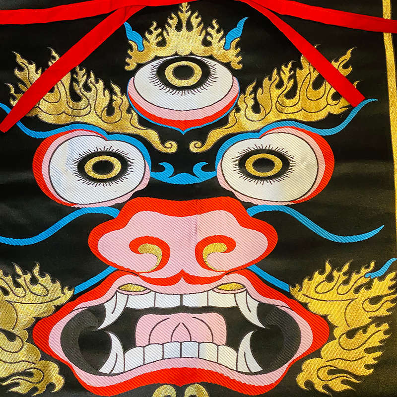 Tibetan Style Gold Mahakala Em – обзор и цена Embroidery Gold