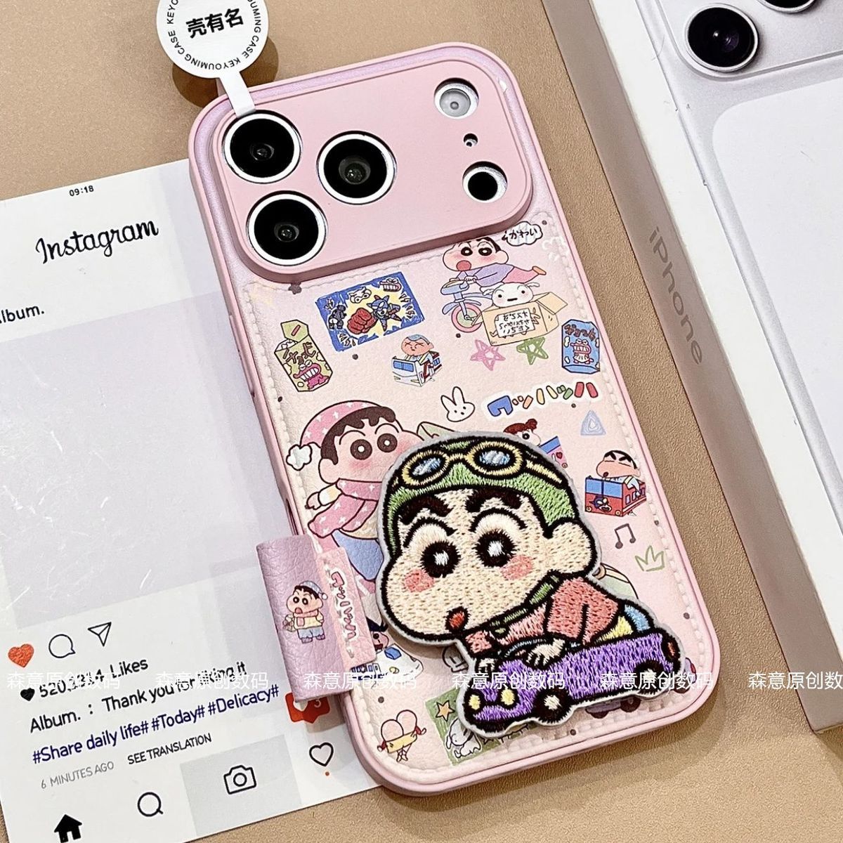 Crayon Shin chan phone case su – обзор и цена Printed Embroidery Kit