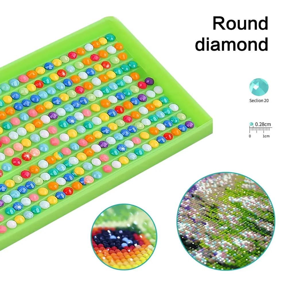 1pc frameless  5D DIY Diamond  – обзор и цена Embroidery Kit Set