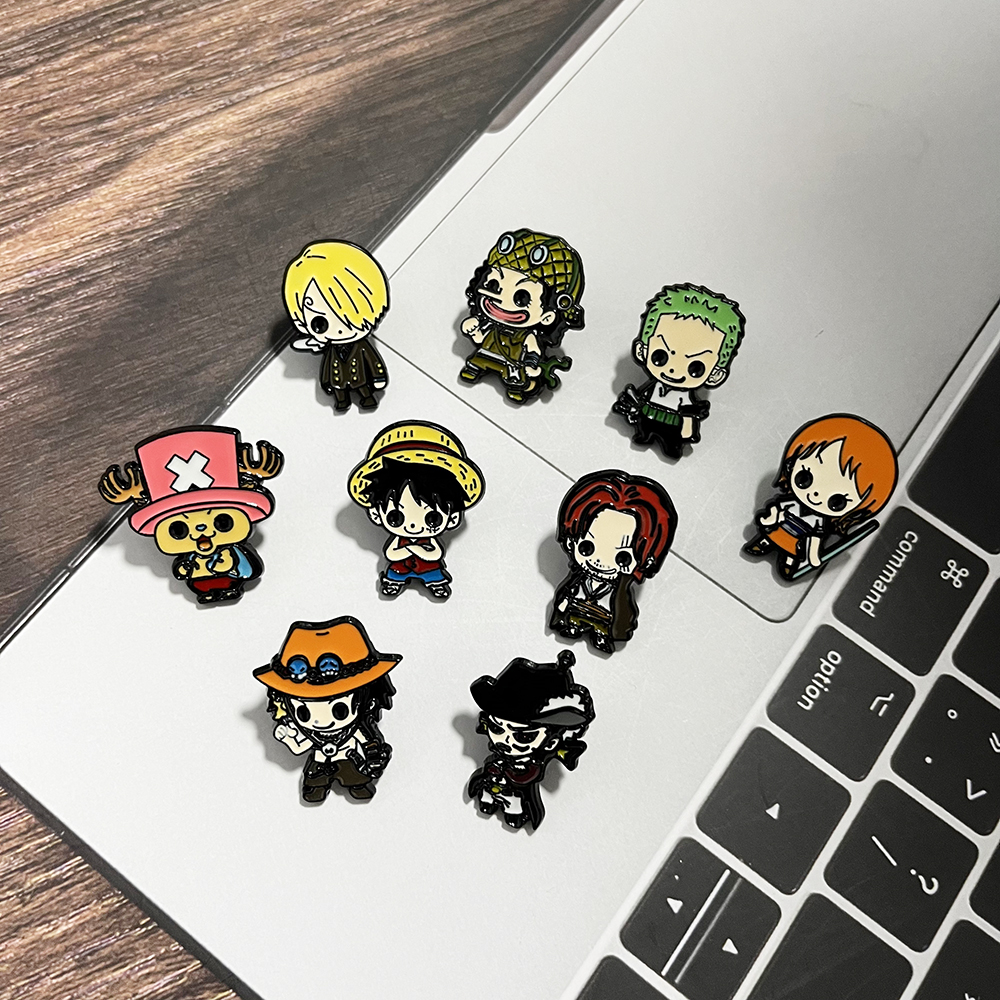 9pcs One Piece Anime Enamel Pi – обзор и цена Embroidery Wallpaper