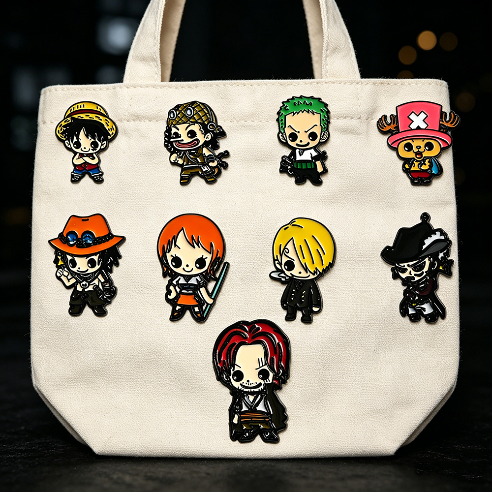 9pcs One Piece Anime Enamel Pi – обзор и цена Embroidery Wallpaper