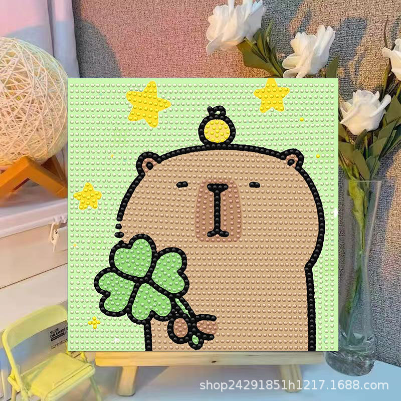 Cartoon Capibala Crystal Diamo – обзор и цена Embroidery Gift Ideas