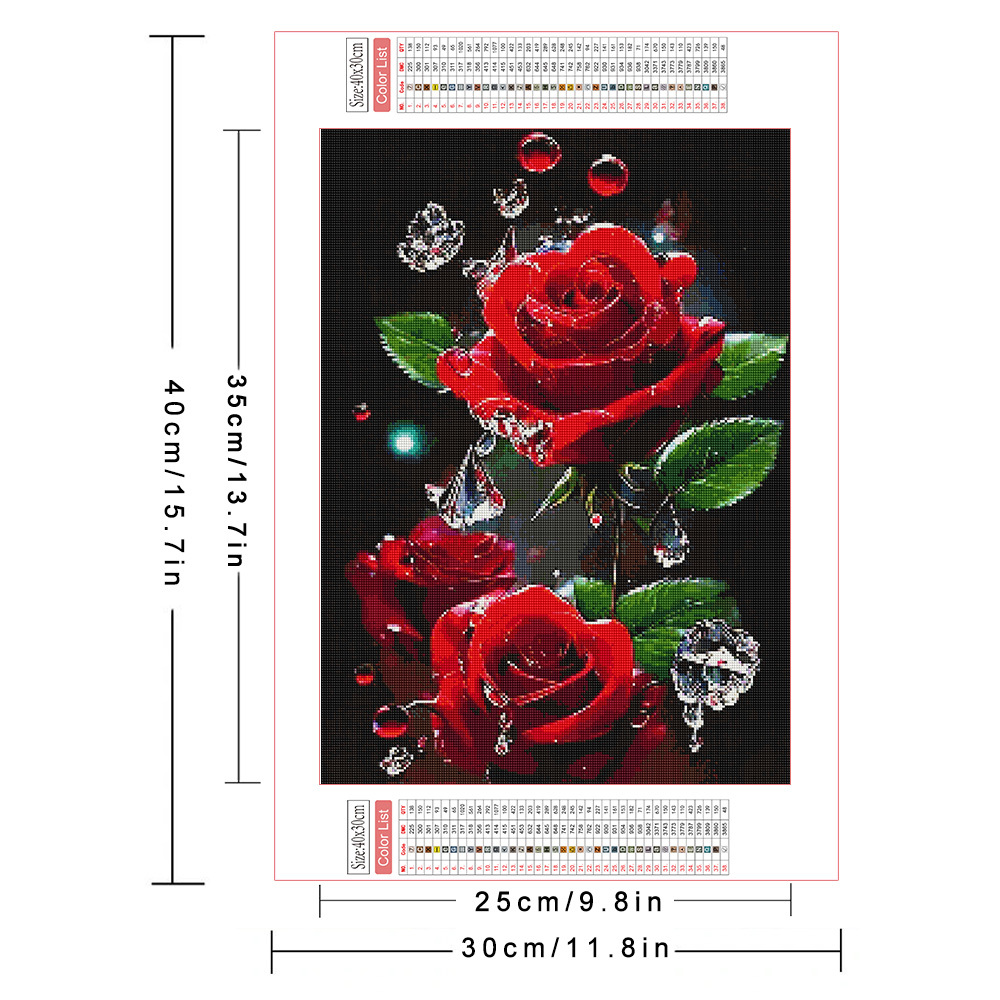 AZQSD Diamond Painting Full Dr – обзор и цена Embroidery Rose Stitch