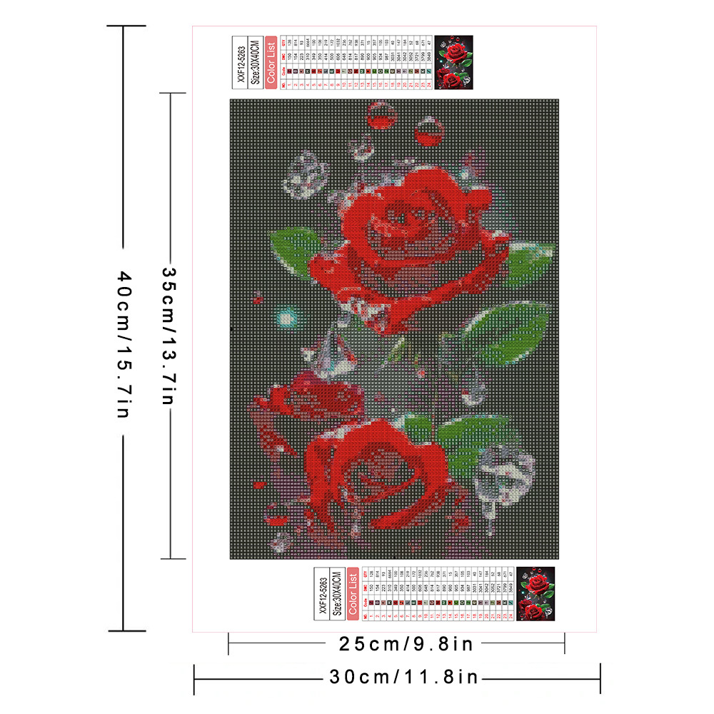 AZQSD Diamond Painting Full Dr – обзор и цена Embroidery Rose Stitch