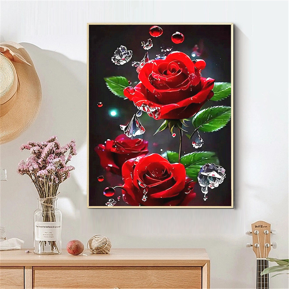 AZQSD Diamond Painting Full Dr – обзор и цена Embroidery Rose Stitch