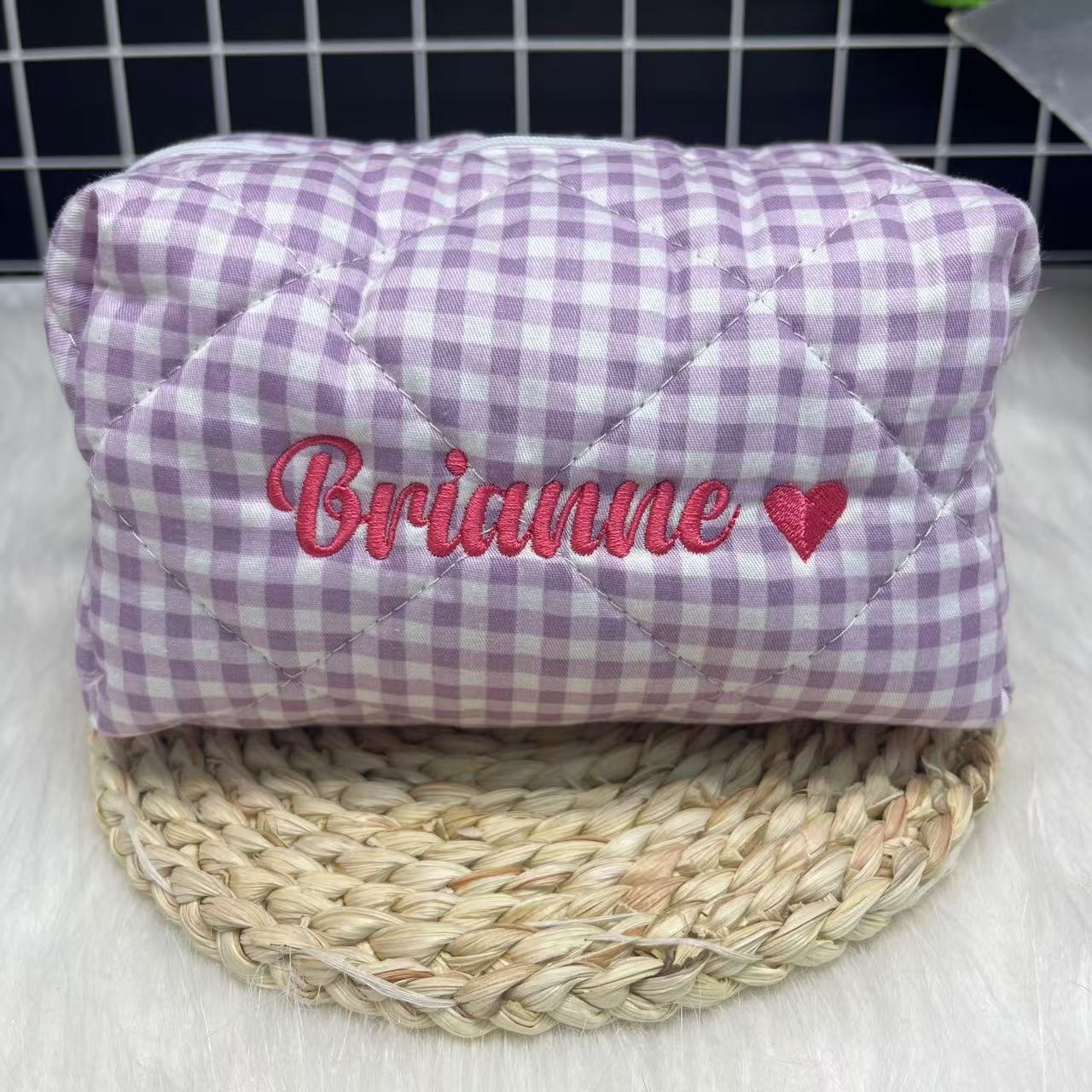 Large Capacity Striped Cosmeti – обзор и цена Embroidery Names